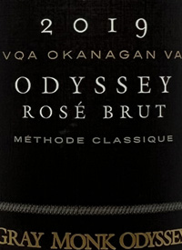 Gray Monk Odyssey Rosé Brut Méthode Classiquetext