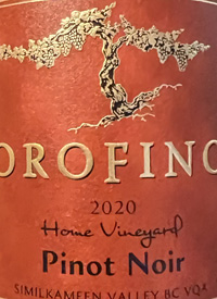 Orofino Pinot Noir Home Vineyardtext
