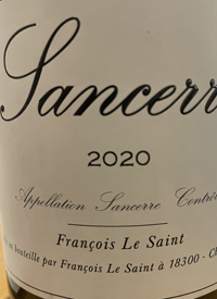 François le Saint Sancerre Rougetext