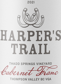 Harper's Trail Thadd Springs Vineyard Cabernet Franctext
