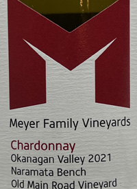 Meyer Family Vineyards Old Main Road Vineyard Chardonnaytext