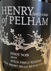 Henry of Pelham Speck Family Reserve Pinot Noirtext