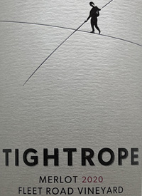 Tightrope Winery Merlot Fleet Road Vineyardtext