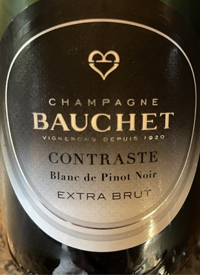 Champagne Bauchet Contraste Blanc de Pinot Noir Extra Bruttext
