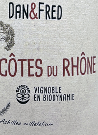Famille Coulon Dan and Fred Côtes du Rhône Vignoble en Biodynamietext