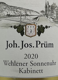 Joh. Jos. Prum Wehlener Sonnenhur Riesling Kabinetttext