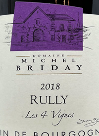 Domaine Michel Briday Rully Les 4 Vignestext