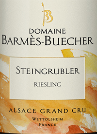 Domaine Barmès-Buecher Grand Cru Riesling Steingrüblertext