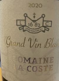 Domaine La Coste Grand Vin Blanctext