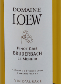 Domaine Loew Pinot Gris Le Ménhirtext