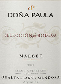 Doña Paula Selección de Bodega Malbec Alluvia Vineyardtext