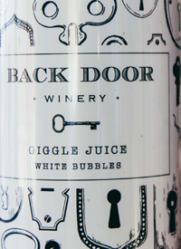 Back Door Winery Giggle Juice White Bubblestext