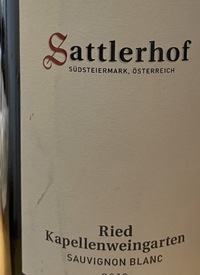 Sattlerhof Ried Kapellenweingarten Sauvignon Blanctext