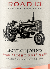 Road 13 Honest John's Bright Rose Winetext