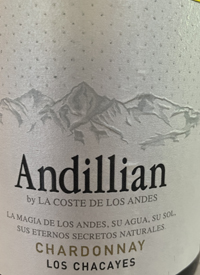 La Coste de Los Andes Andillian Chardonnaytext