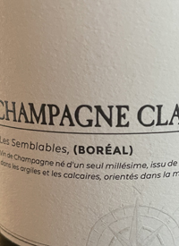 Champagne Clandestin Les Semblables (Boréal)text