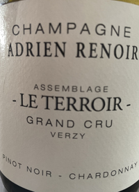 Champagne Adrien Renoir Le Terroir Grand Cru Verzytext