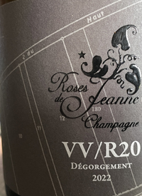 Champagne Cedric Bouchard VV R20 Roses de Jeannetext