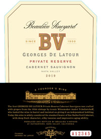 Beaulieu Vineyards Georges de Latour Private Reserve Cabernet Sauvignontext