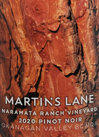 Martin's Lane Naramata Ranch Vineyard Pinot Noirtext