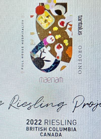 Tantalus Orofino Maenam The Riesling Projecttext