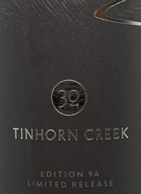 Tinhorn Creek Edition 94 Limited Releasetext