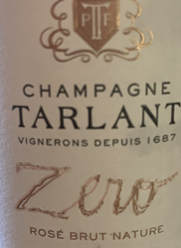 Champagne Tarlant Rosé ZERO Brut Naturetext