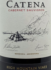 Catena Cabernet Sauvignon High Mountain Vinestext