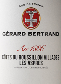 Gérard Bertrand An 1886 Cotes du Roussilllon Villages Les Asprestext