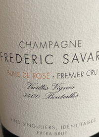 Champagne Frederic Savart Bulle de Rosé Vielles Vignestext