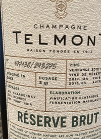 Champagne Telmont Réserve Bruttext