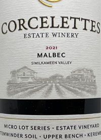 Corcelettes Malbec Micro Lot Seriestext