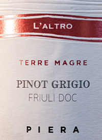 Piera 1899 l'Altro Terra Magre Pinot Grigiotext