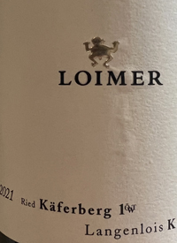 Weingut Loimer 1st läge Langenlois Ried Käferberg Grüner Veltlinertext