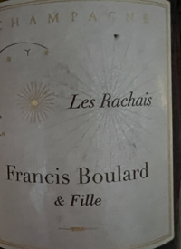 Champagne Francis Boulard & Fille Les Rachais Brut Naturetext