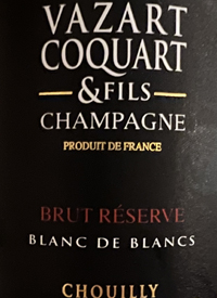 Champagne Vazart Coquart & Fils Blanc de Blancs Brut Réserve Grand Crutext