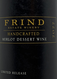 Frind Estate Handcrafted Merlot Dessert Winetext