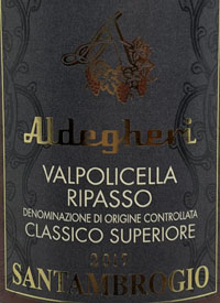 Aldegheri Valpolicella Ripasso Santa Ambrogiotext
