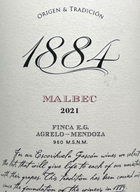 Escorihuela Gascón 1884 Finca E. G. Malbectext