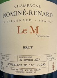 Champagne Nominé Renard Le M Bruttext