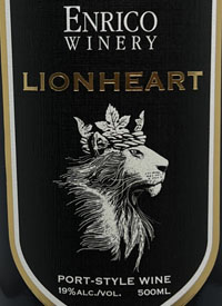 Enrico Winery LionHeart Port Style Winetext