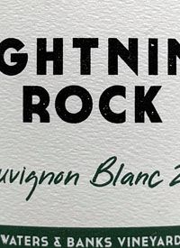 Lightning Rock Sauvignon Blanc Waters and Banks Vineyardtext