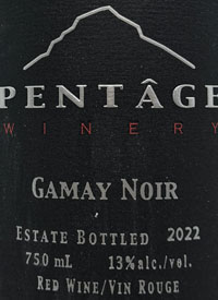 Pentâge Winery Gamay Noirtext