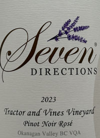Seven Directions Tractor and Vines Vineyard Pinot Noir Rosétext