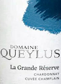 Domaine Queylus La Grande Réserve Chardonnay Cuvee Champlaintext