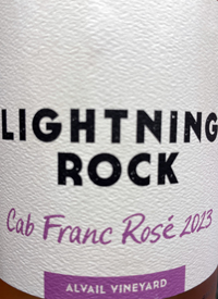 Lightning Rock Cabernet Franc Alvail Estate Vineyard Rosétext