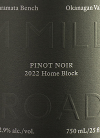 1 Mill Road Pinot Noir Home Blocktext