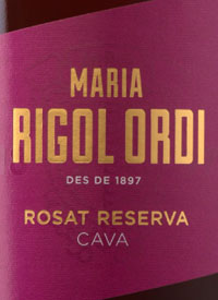 Maria Rigol Ordi Rosat Reserva Brut Nature Organic Cavatext