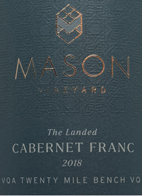 Mason Vineyard The Landed Cabernet Franctext