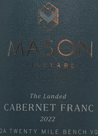 Mason Vineyard The Landed Cabernet Franctext